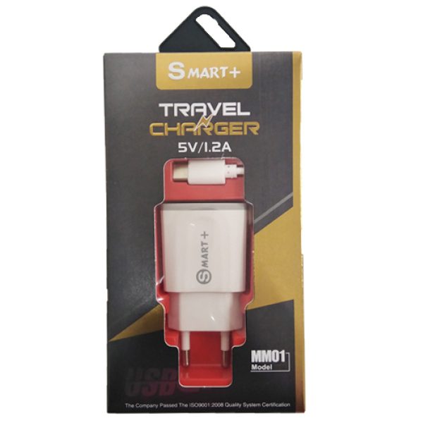 Geeko SMART+ USB Travel Charger with Type-C Port