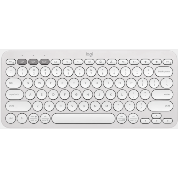 Logitech Pebble Keys 2 K380s White Bluetooth Keyboard