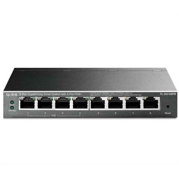 TP Link 8 Port Gigabit Easy Smart Switch with 4 Port PoE