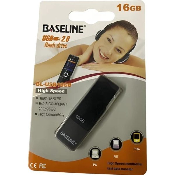 Baseline 16GB USB 2.0 Flash Drive