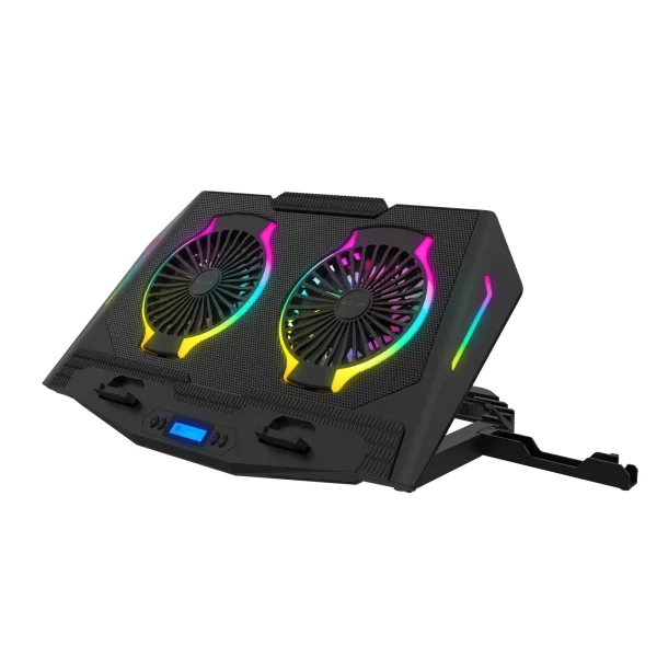 Laptop Cooling Pad 17.0″ 2 x 120mm Fan RGB 6 Level – LCP172