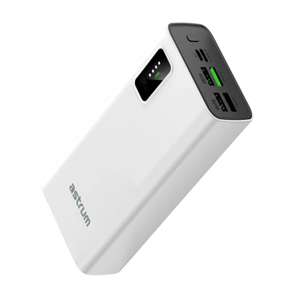 PB330 POWER BANK 30000MAH PD22.5W LED QC