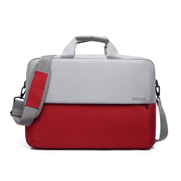Sling Bag 15" Dual-Color with Multiple Pockets Red/Grey - LB110