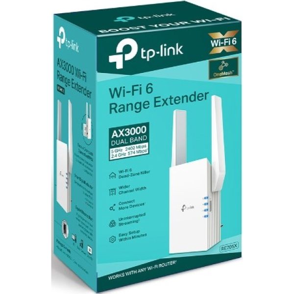 TP Link AX3000 Mesh WiFi 6 Range Extender