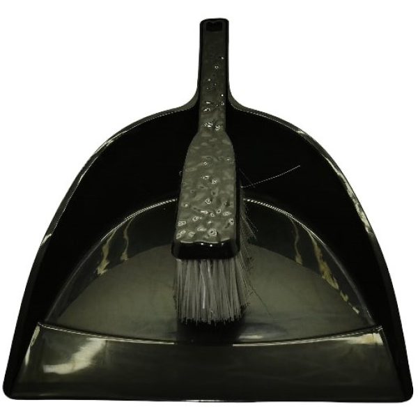 Casey Handheld Dust Pan And Brush Set Black