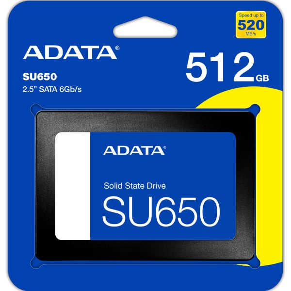 Adata SU650 Ultimate 3D NAND 512GB SATA SSD