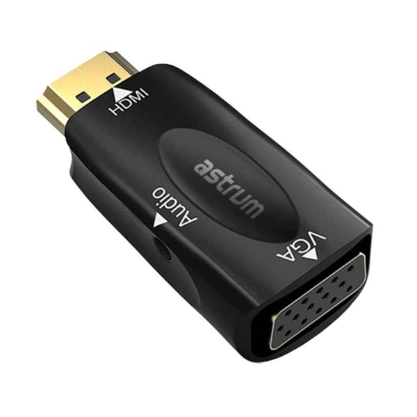 DA480 HDMI Male to VGA Female + Audio Mini Adapter