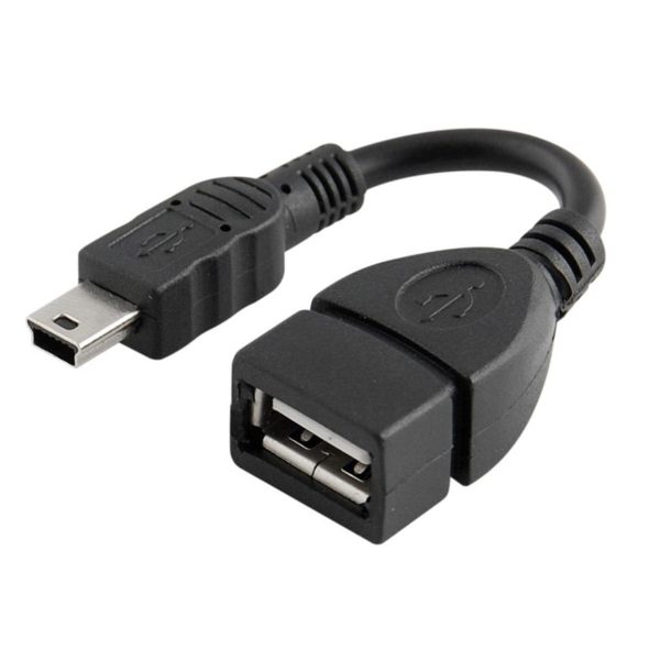 OC020 Mini USB Male to USB Female OTG Cable