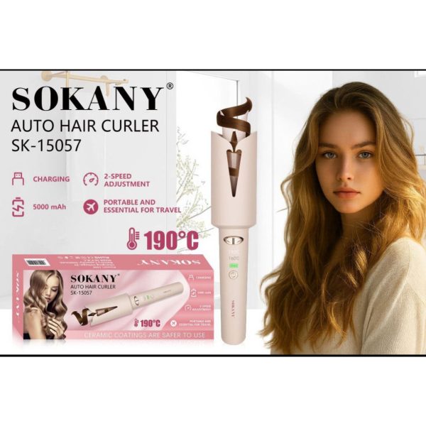 Sokany Wireless Auto Hair Curler