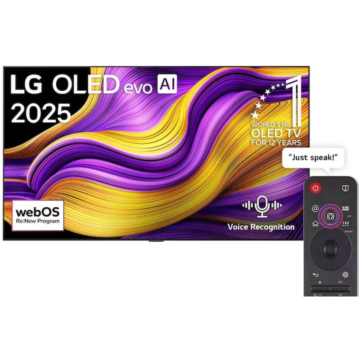 LG 65 inch LG OLED evo AI G5 4K 165Hz Smart TV