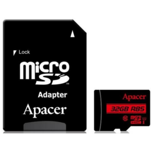 Apacer MicroSD With Adapter 32GB Class 10 Memory Card