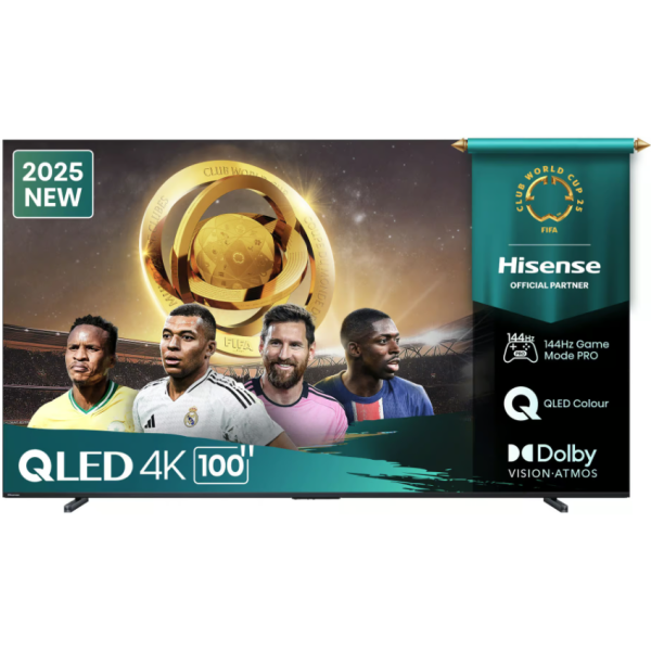Hisense 100Q7Q 100 Inch LED 144Hz VRR QLED Gaming Television