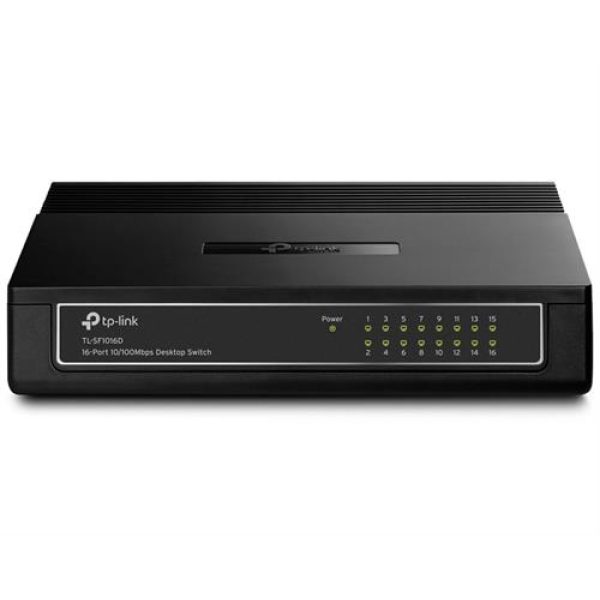 TP-Link TL-SF1016D 16-Port 10/100Mbps Desktop