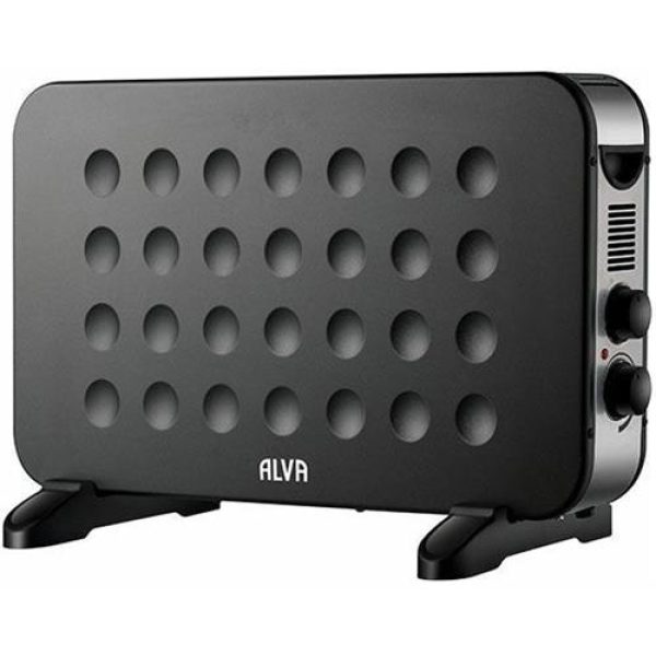 Alva 2000w  Electric Convection Black Heater