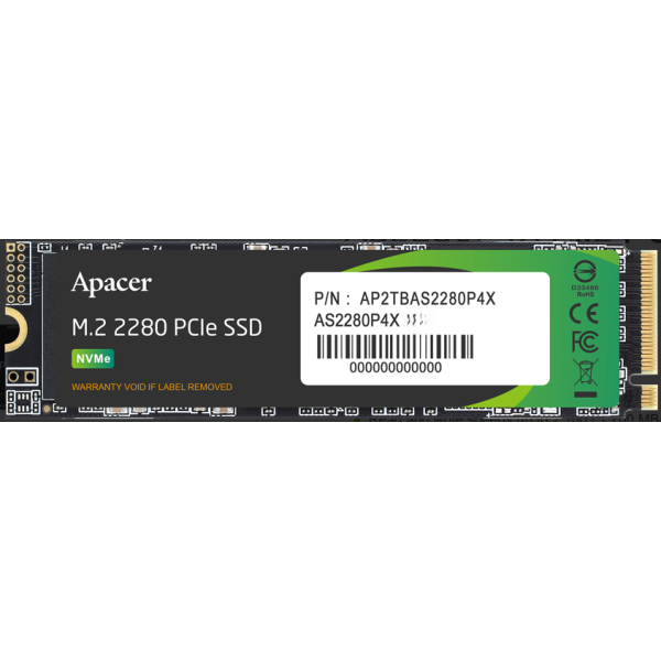 Apacer AS2280P4X M.2 PCIe 512GB SSD