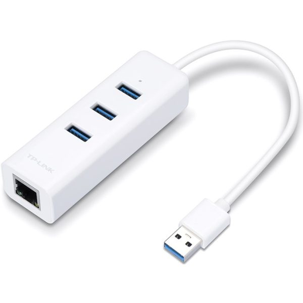 TP Link USB 3 Port Hub And Gigabit Ethernet 2 in 1 Adapter