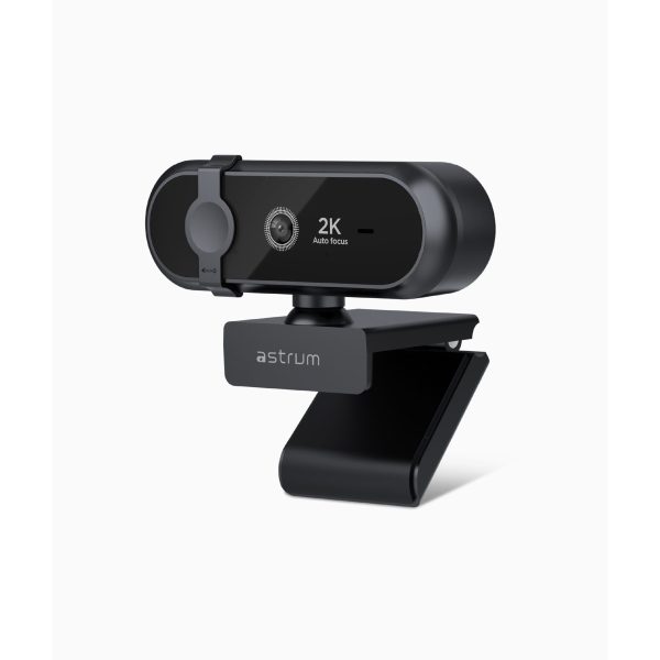 HD USB Webcam - 2K QHD, Mic, 360 Rotation, Autofocus - WM210