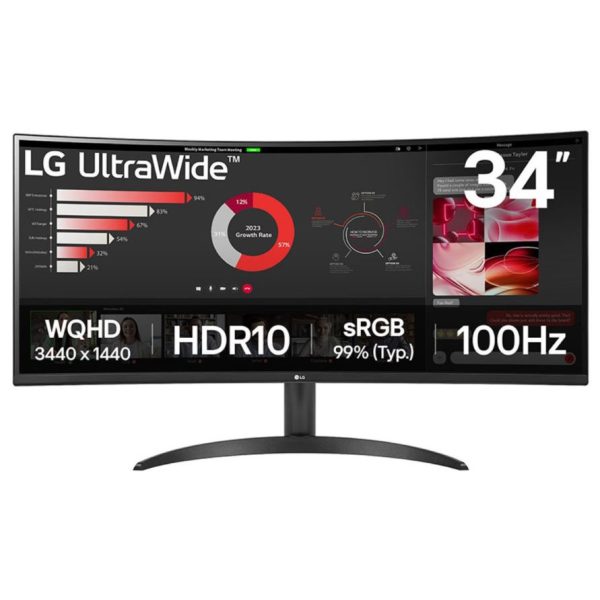 LG 34-inch UltraWide Curved QHD LED Monitor