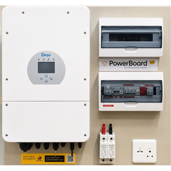 Solarix PreBuilt 8kW Powerboard with Deye Inverter