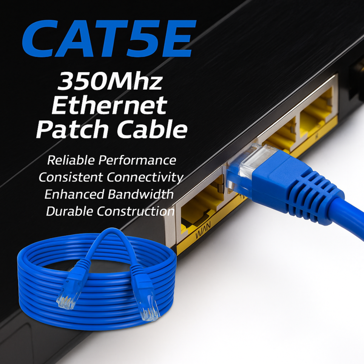 NT210 Cat5e Ethernet Network Patch 10.0m Cable - Image 2