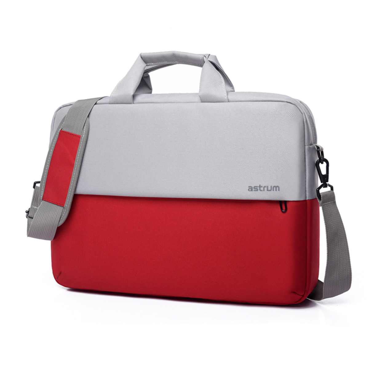Sling Bag 15" Dual-Color with Multiple Pockets Red/Grey - LB110 - Image 2