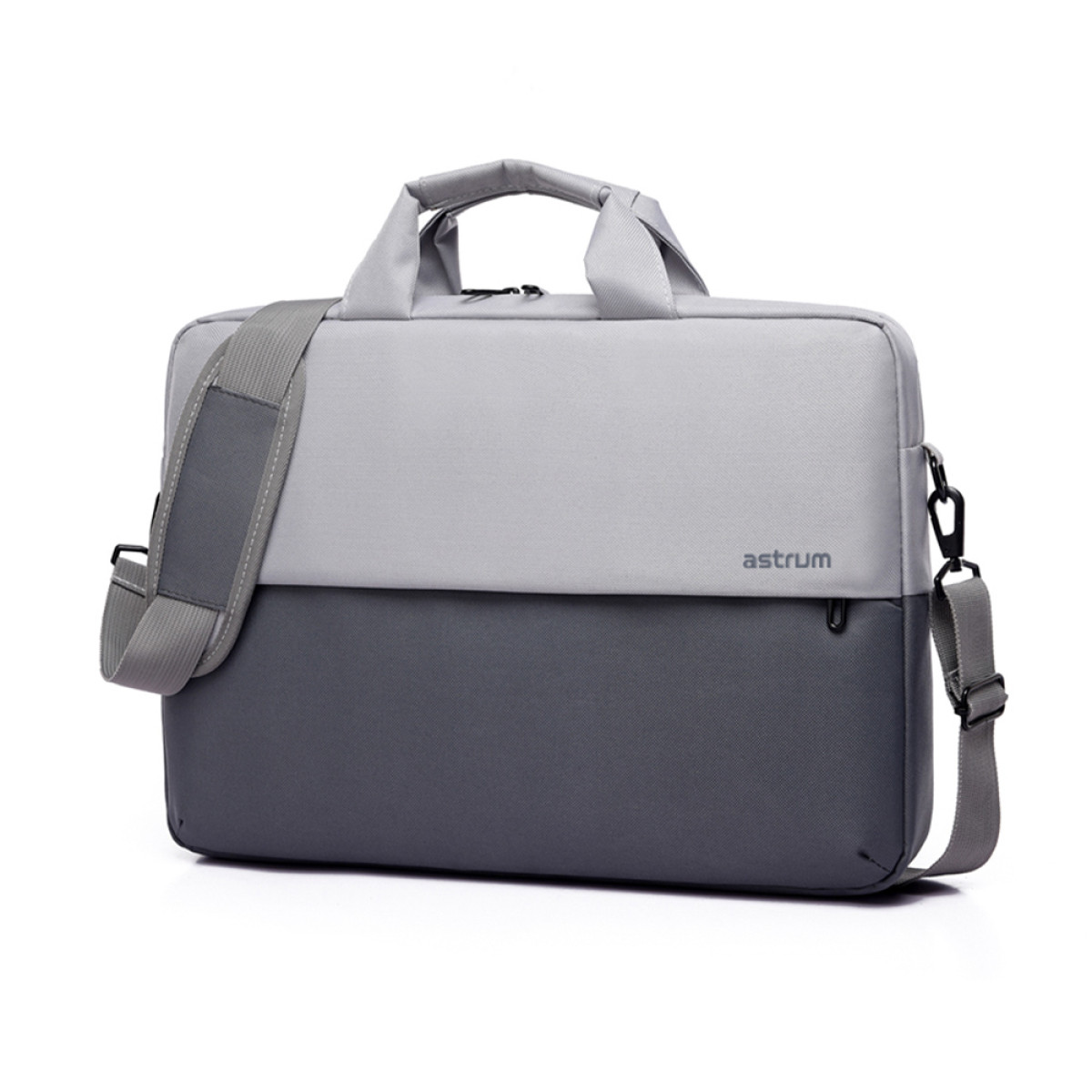 Sling Bag 15" Dual-Color with Multiple Pockets Grey/Dark Grey - LB110 - Image 2