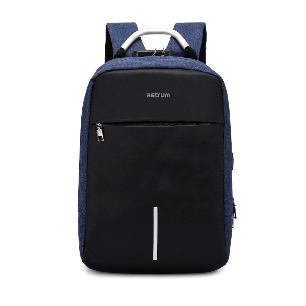 LB220 BACKPACK OXFORD 300D 15" BLUE/BLAC - Image 2