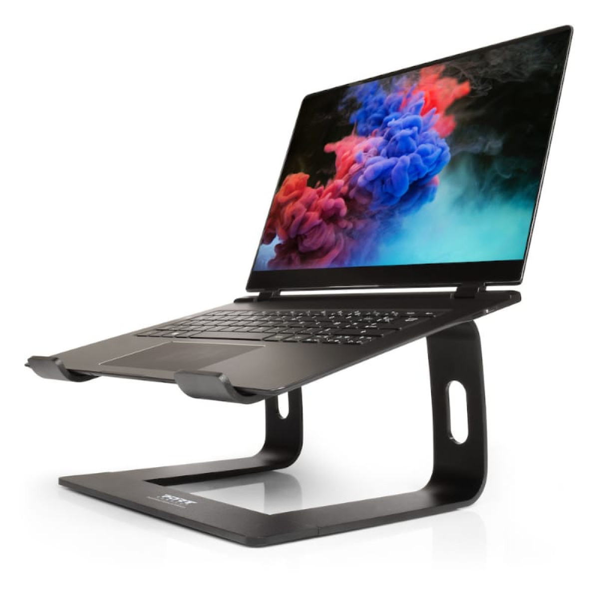 Port Connect Ergonomic 10-15.6" Aluminium Notebook Stand - Image 3