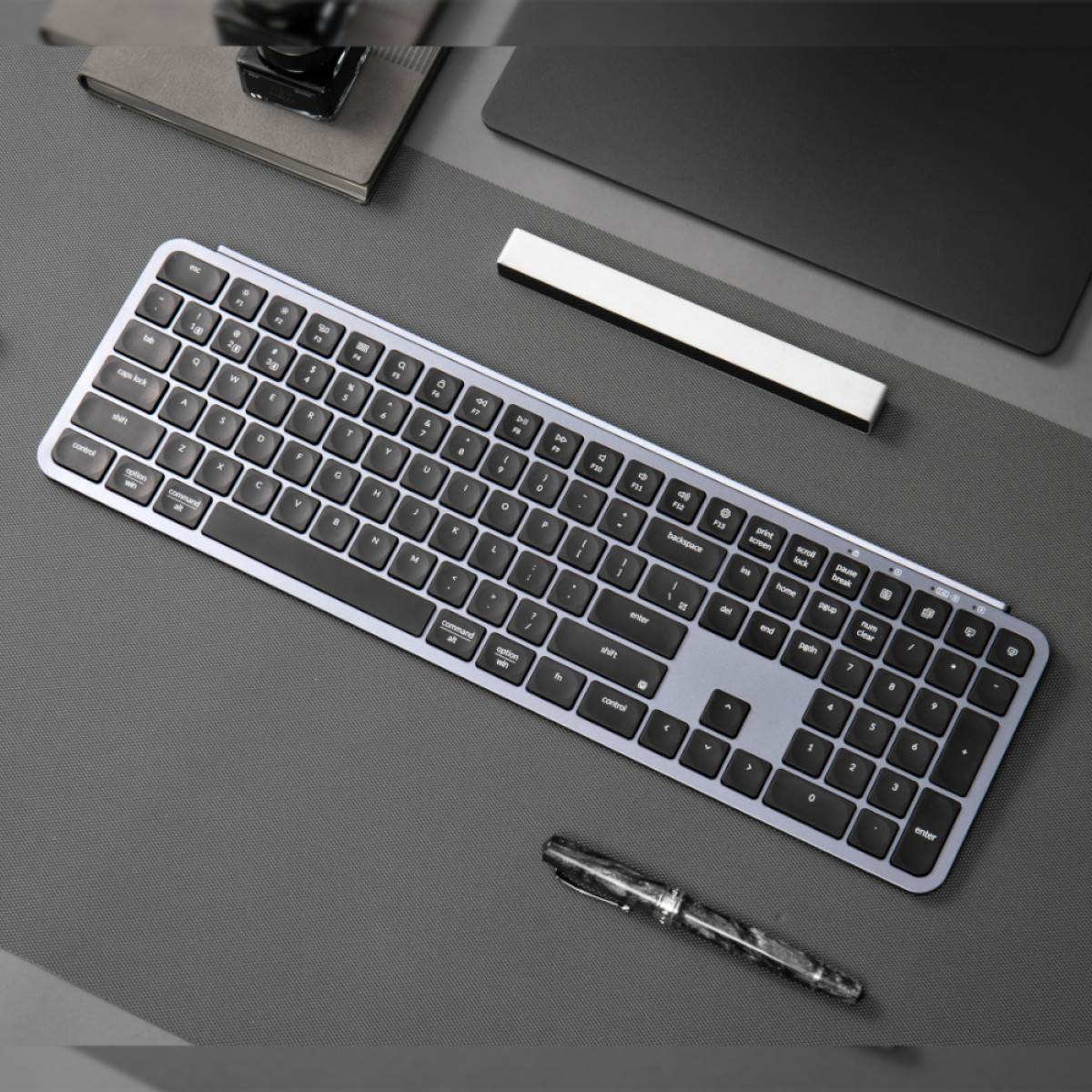 Keychron B6 Pro Ultra-Slim 100% Wireless Keyboard – Space Grey - Image 3
