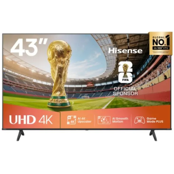 Hisense 43 Inch A6Q UHD Smart LED TV
