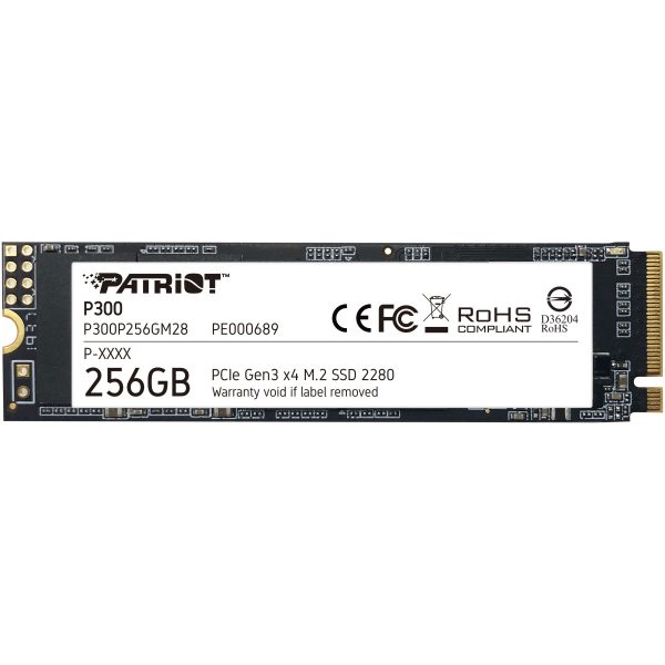Patriot P300 M.2 PCIe Gen 3 x4 256GB SSD