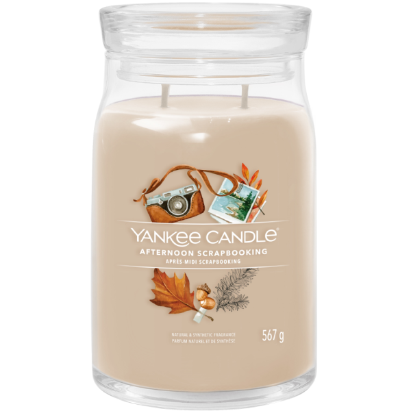 Yankee Afternoon Scrapbooking Signature Large Jar Candle