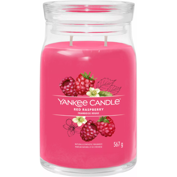 Yankee Red Raspberry Signature Large Jar Candle