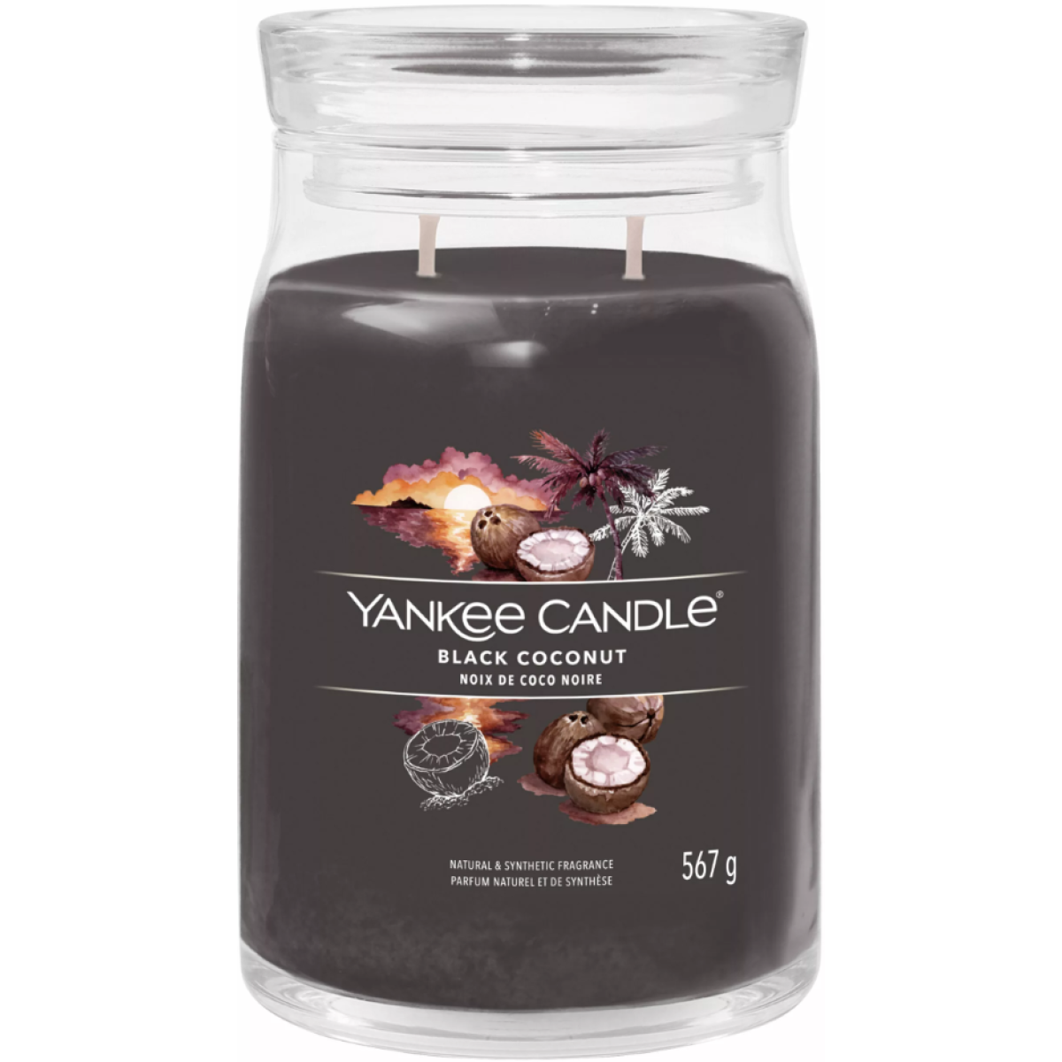 Yankee Black Coconut Signature Large Jar Candle