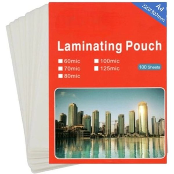Brainware A4 100 Sheets Laminating Pouch