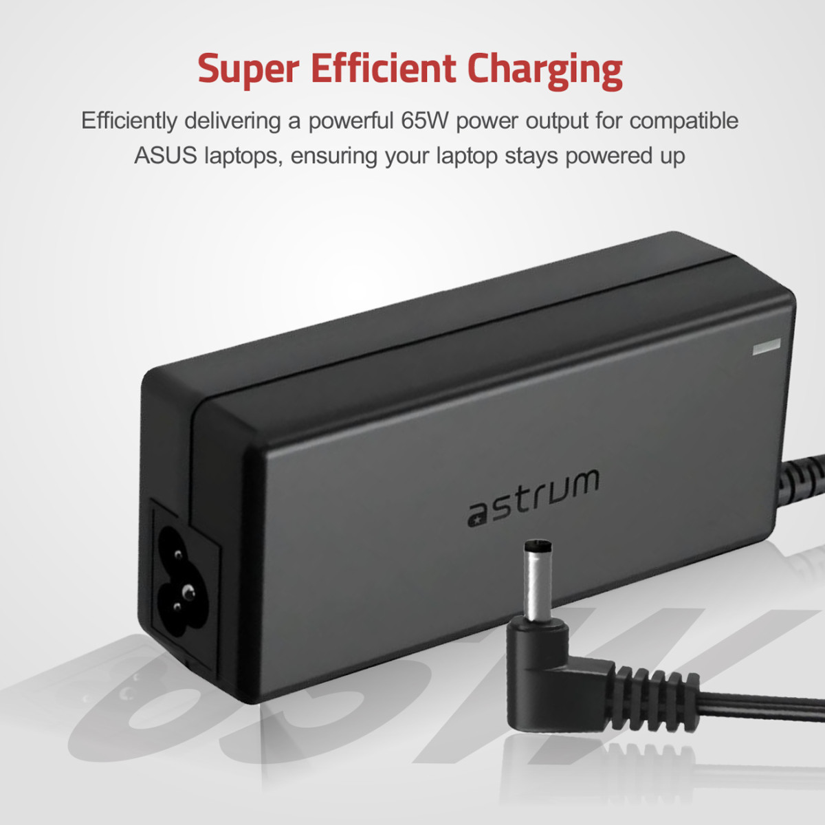 CL220 Laptop Charger For Asus 65W 19V 3.42A, Pin Size 4.01 x 1.35mm - Image 2