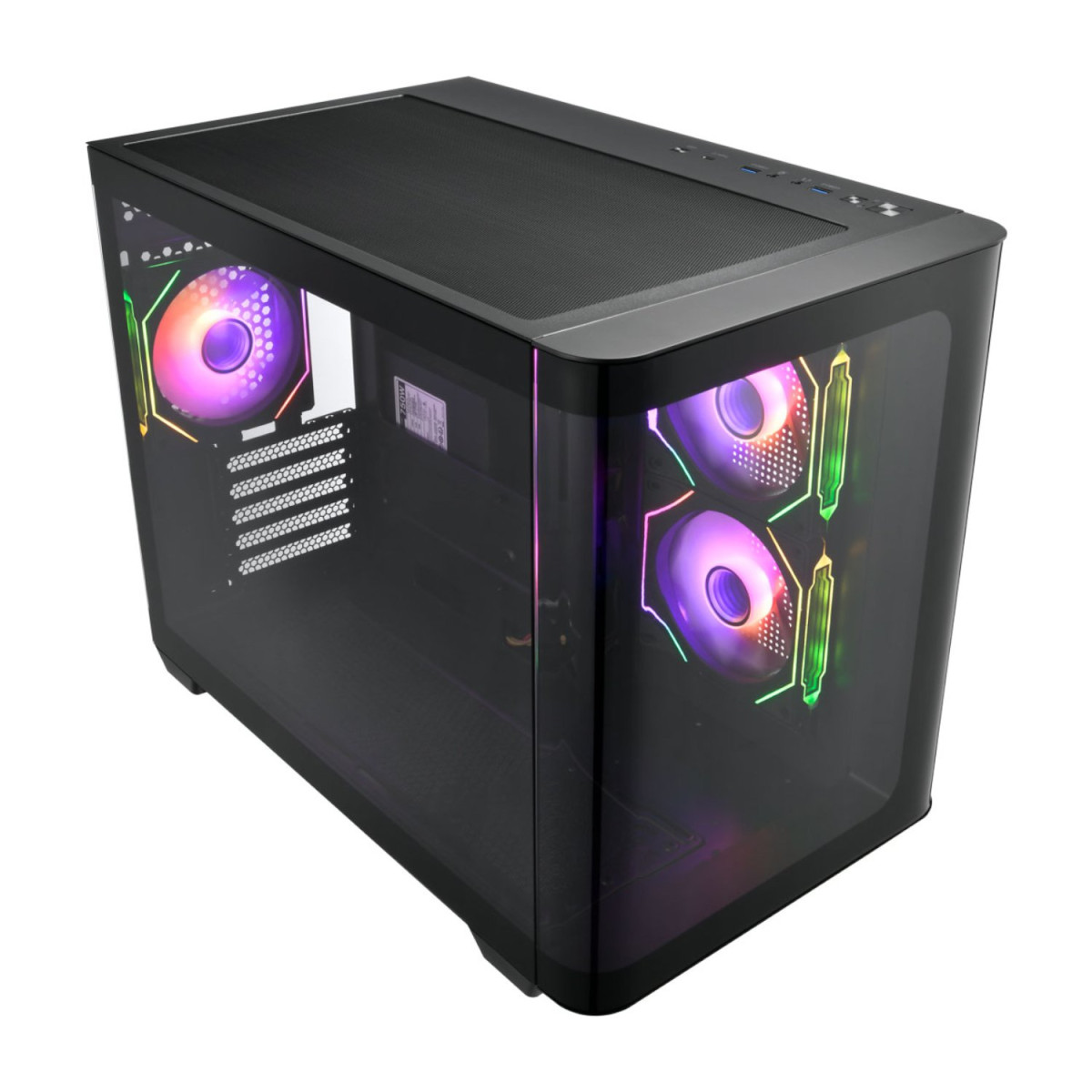 FSP S380 M-ATX ARGB Gaming Chassis and VITA GM 750W Power Supply Bundle - Image 3