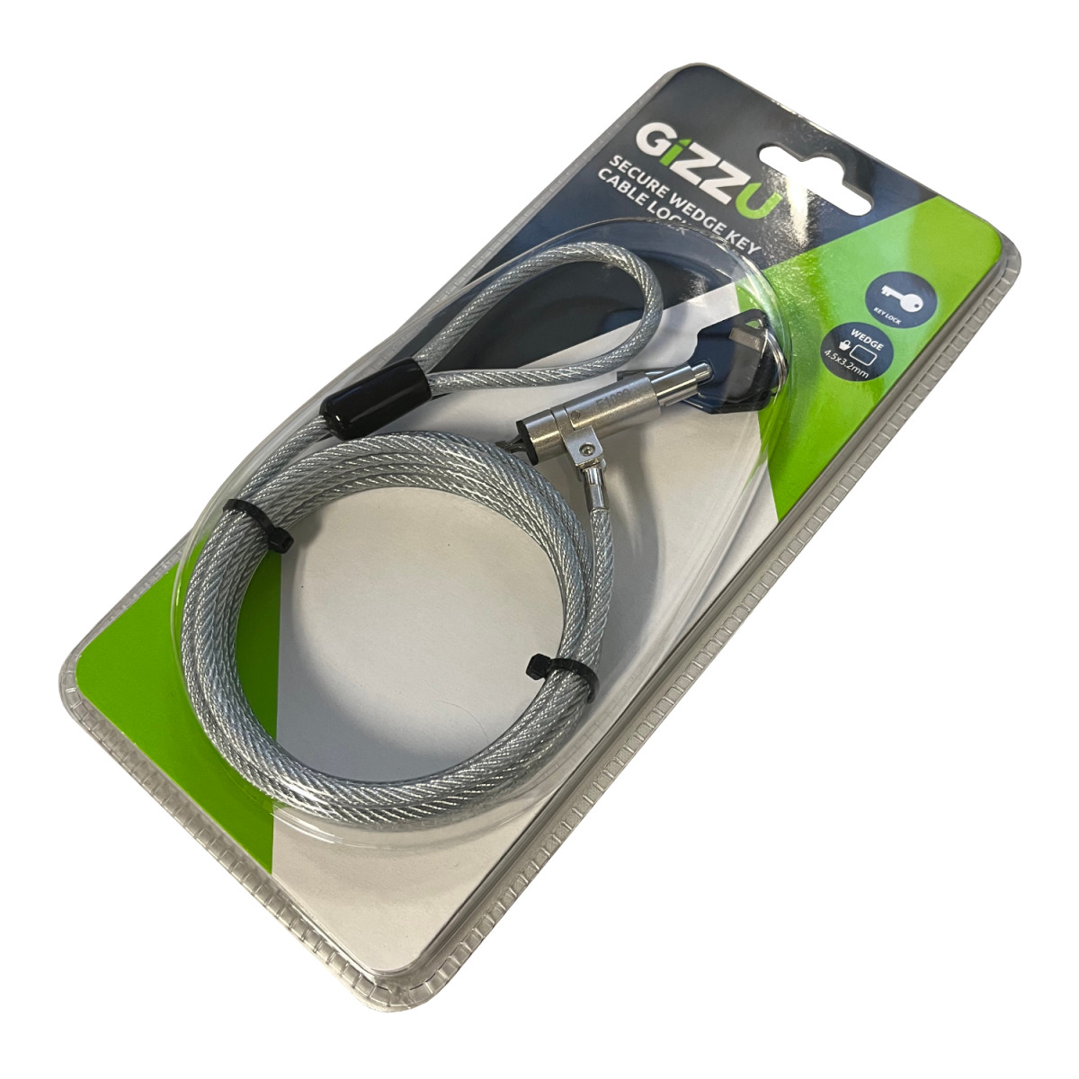 GIZZU 1.8m Wedge Cable Lock - Image 3