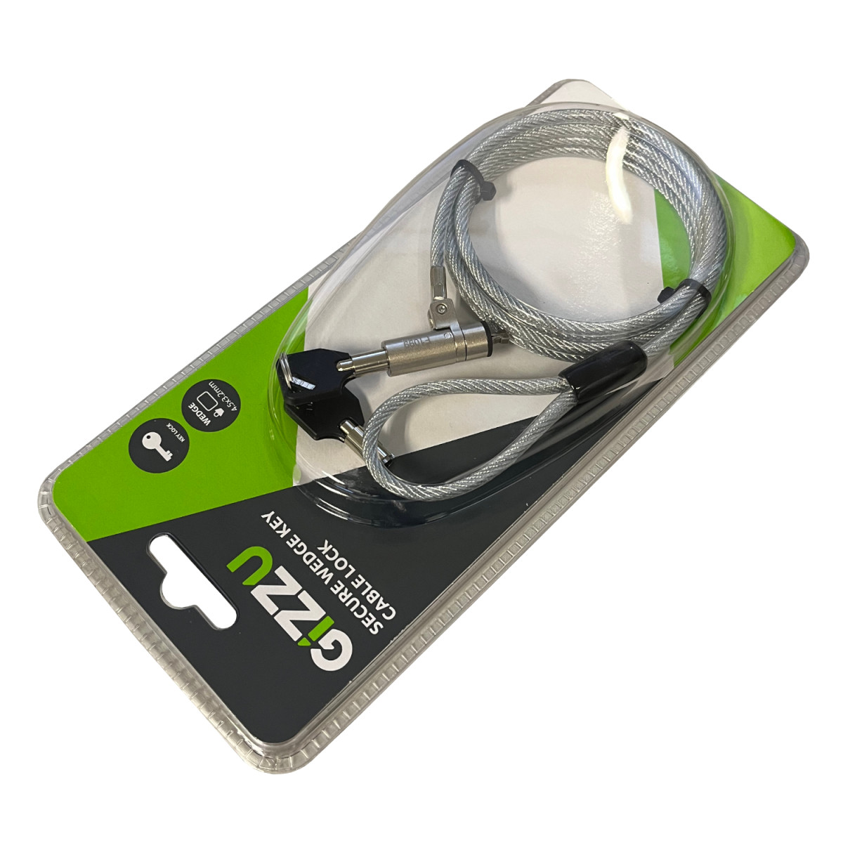 GIZZU 1.8m Wedge Cable Lock - Image 4