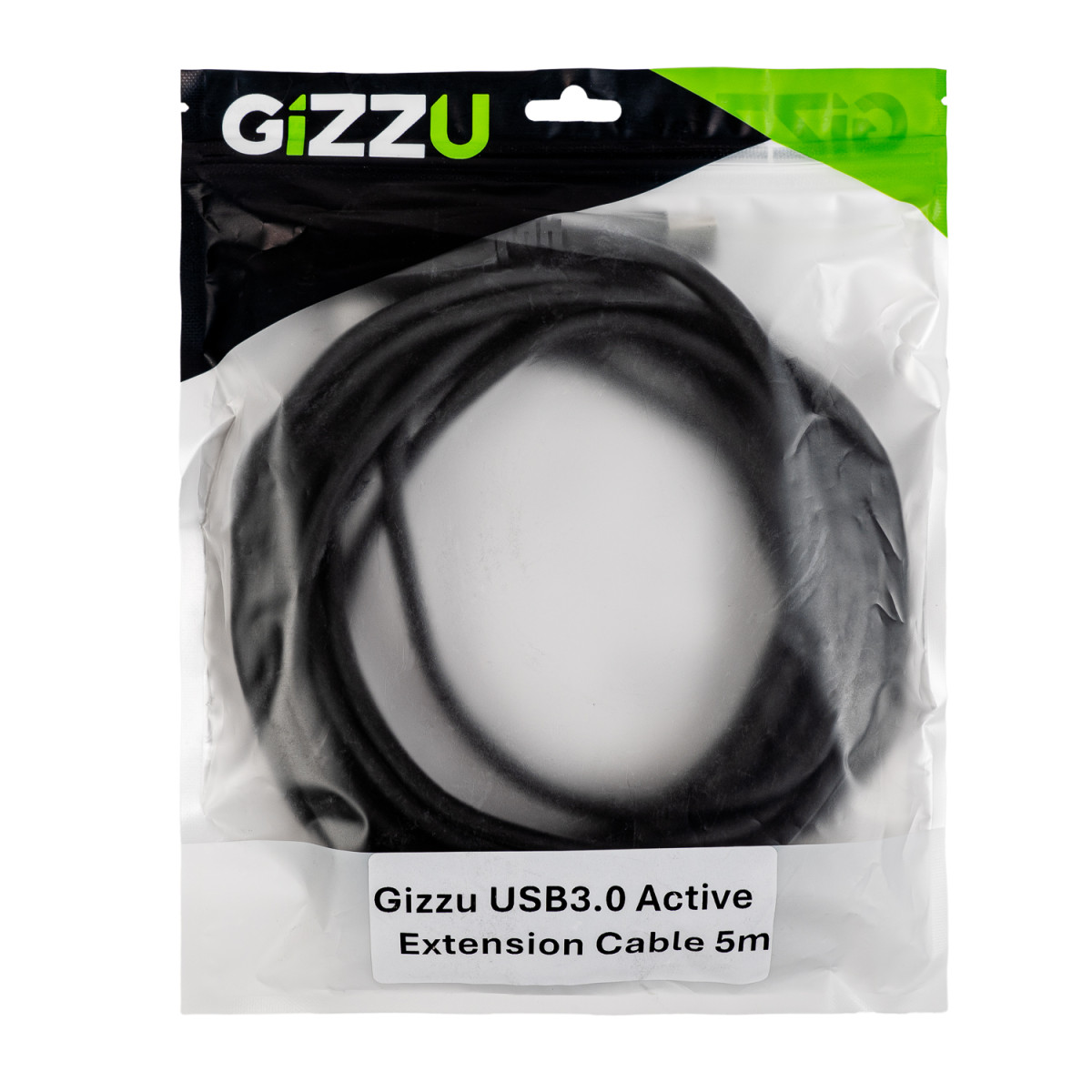 Gizzu USB 3.0 Active Extension Cable 5m - Black - Image 3