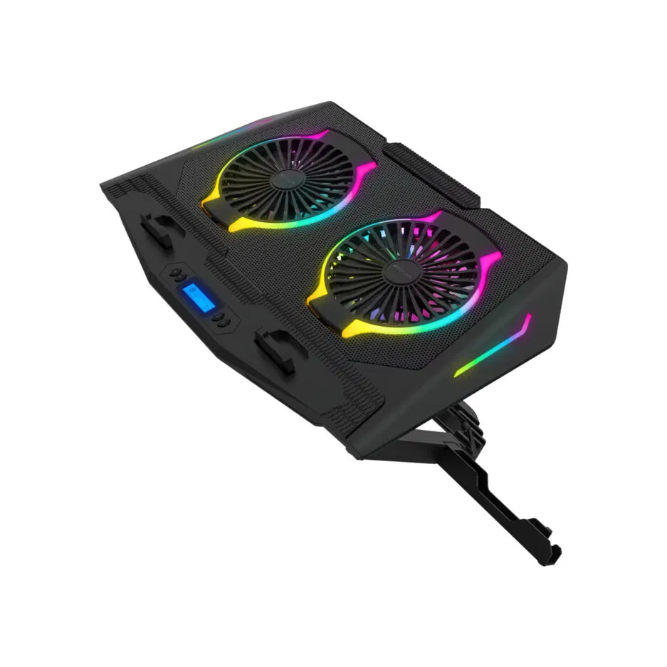 Laptop Cooling Pad 17.0″ 2 x 120mm Fan RGB 6 Level – LCP172 - Image 2