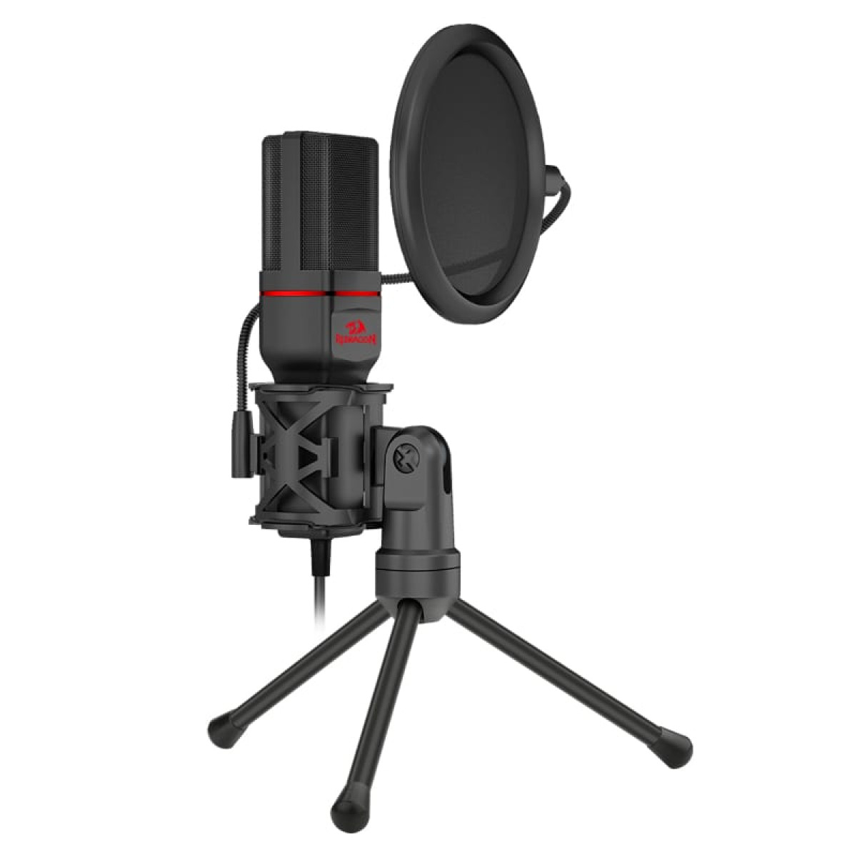 REDRAGON SEYFERT 3.5mm Aux Gaming Mic and Tripod - Black - Image 2