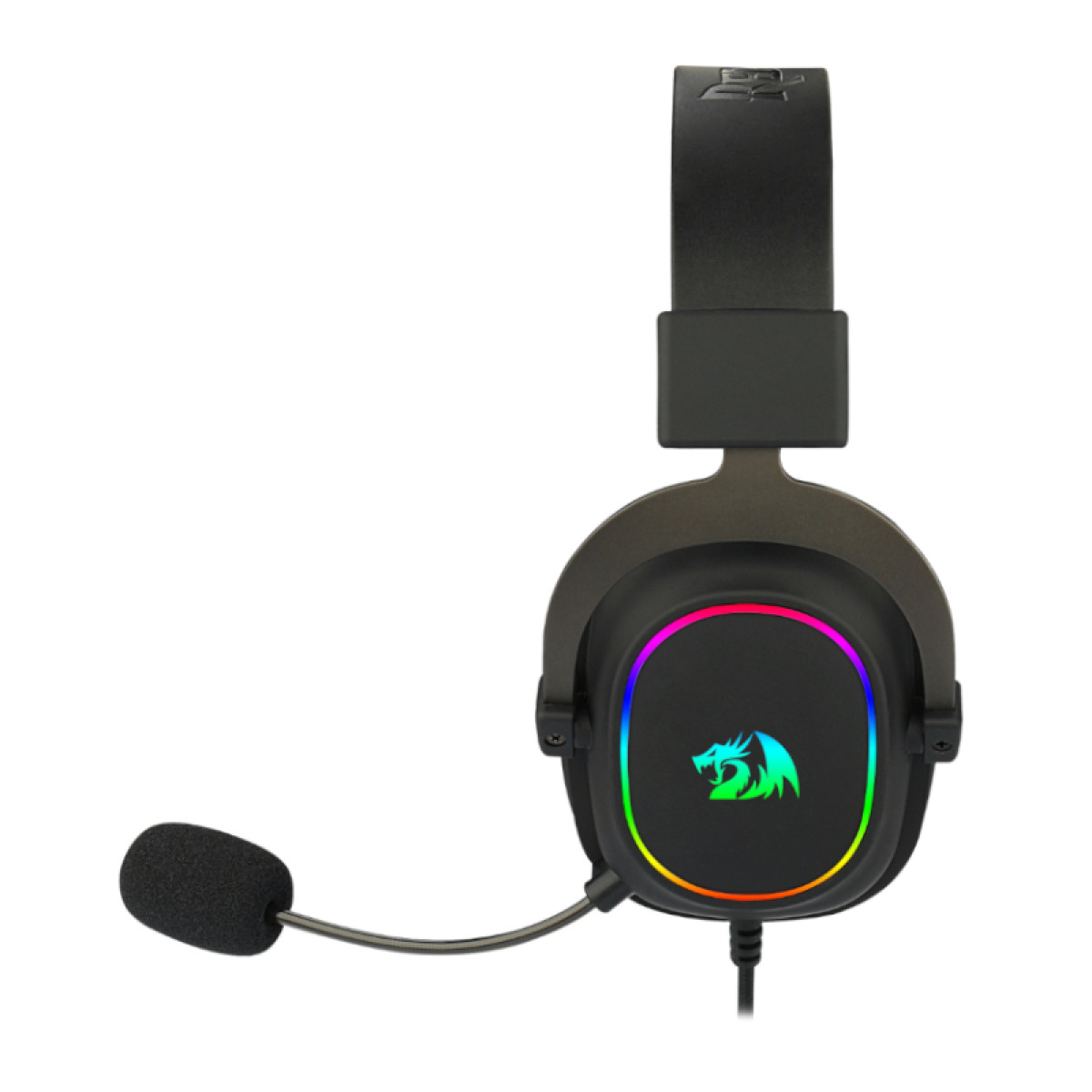 REDRAGON Over-Ear ZEUS-X USB RGB Gaming Headset - Black - Image 2