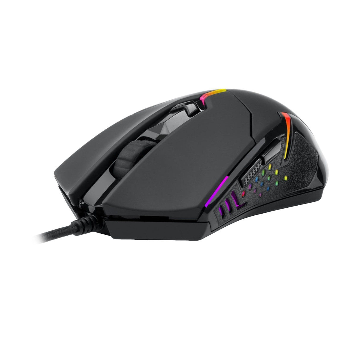 REDRAGON CENTROPHORUS 7200DPI RGB Gaming Mouse - Black - Image 4