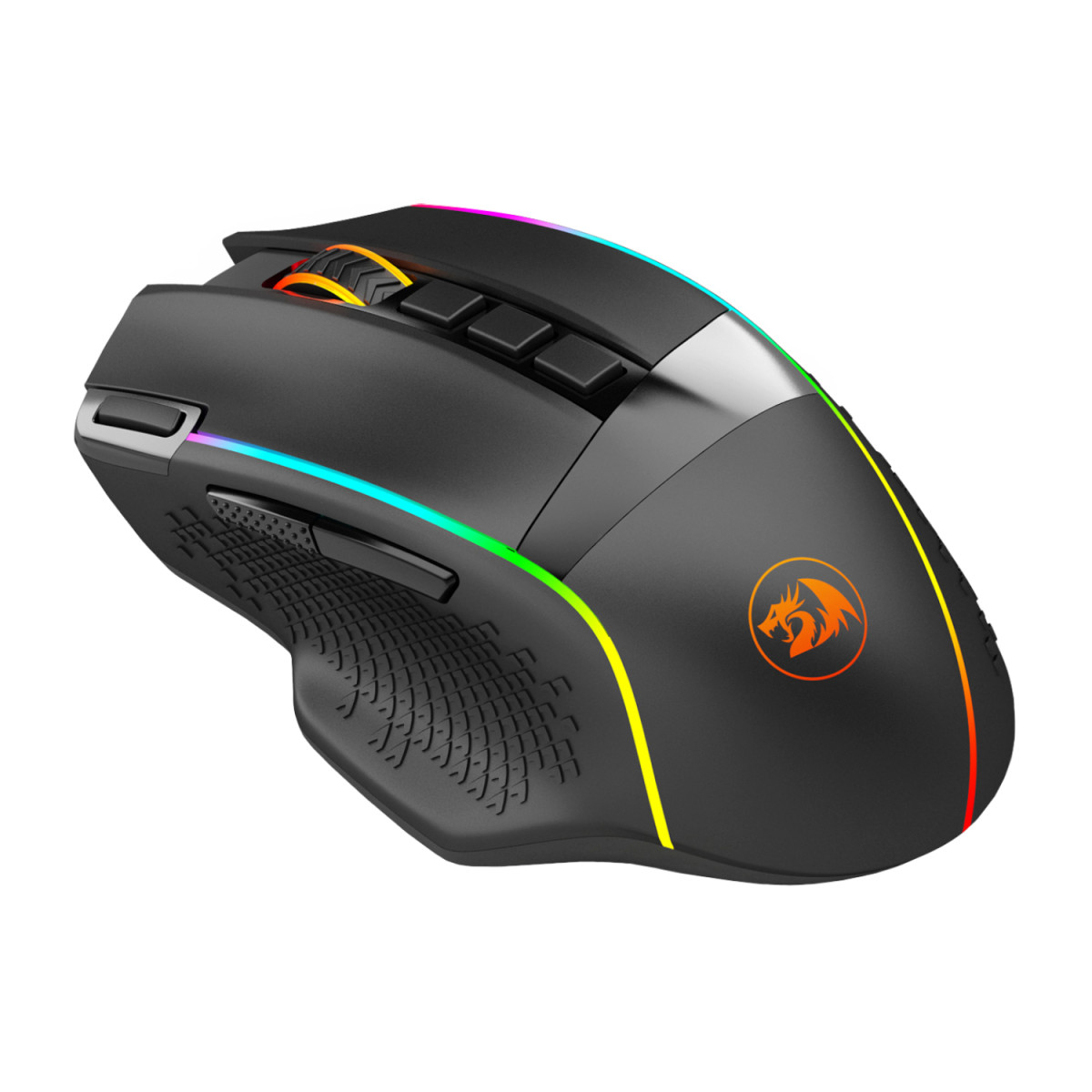 Redragon M991 RGB PRO ENLIGHTENMENT 26000 DPI Wireless Gaming Mouse - Black - Image 2