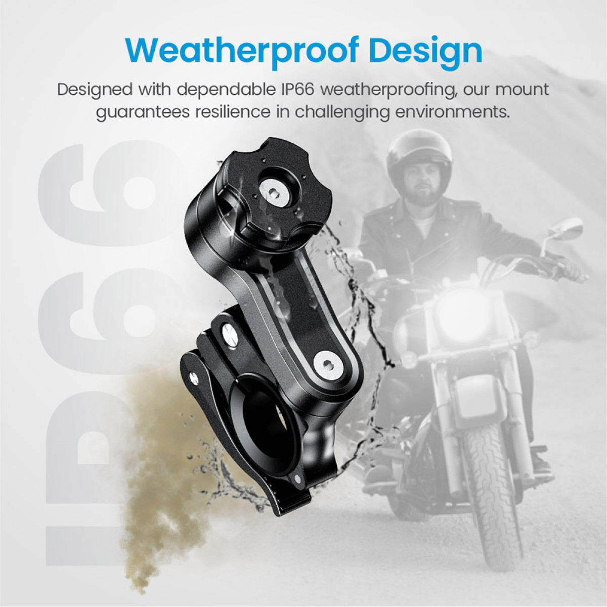 SH300 Ring Mount for Mobile, Rotating Release for Bike / Motorbike - Image 2