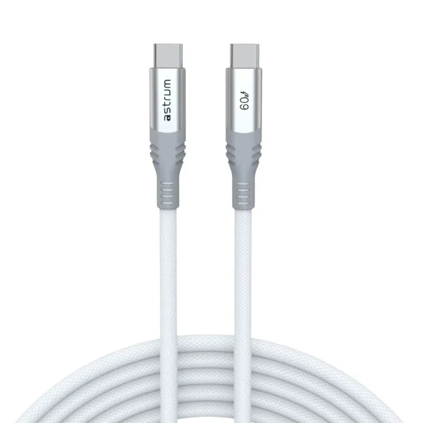 VMCC60 CABLE C-C 60W M-M 1.2M BRAID WH