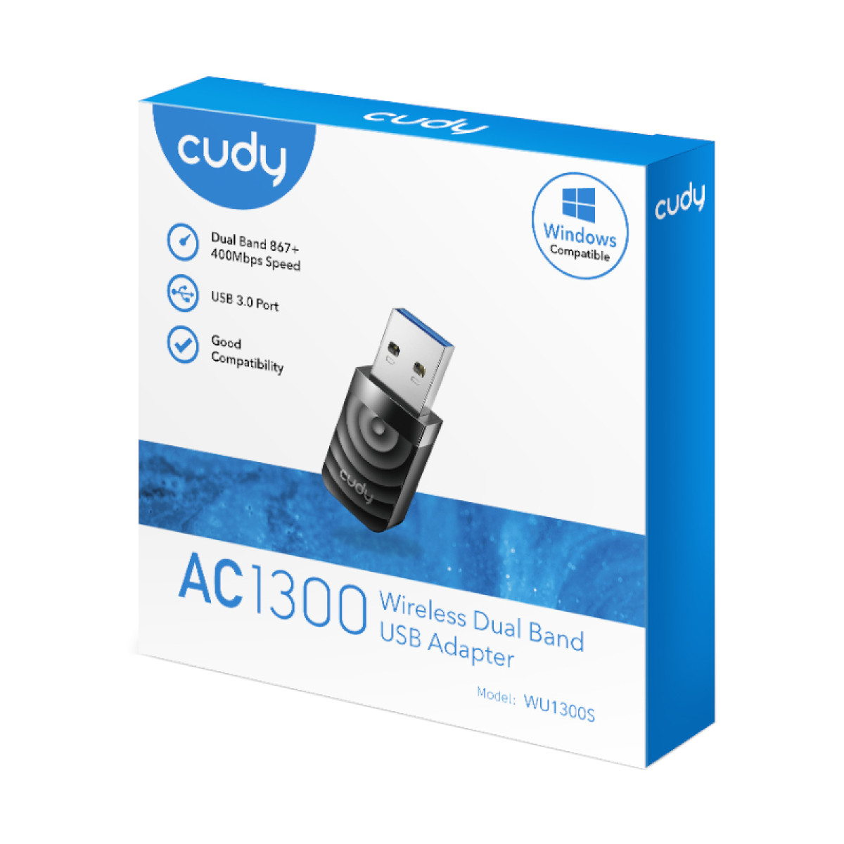 Cudy 1300Mbps High Gain WiFi USB3.0 Adapter - Image 3