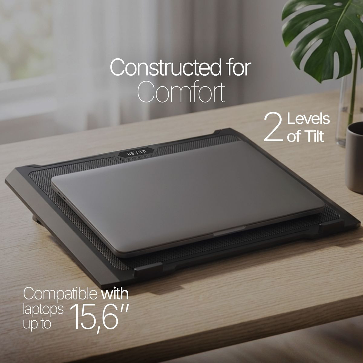 Laptop Cooling Pad 15.6 Inch Quiet Fan USB Adjustable Stand – LCP150 - Image 2