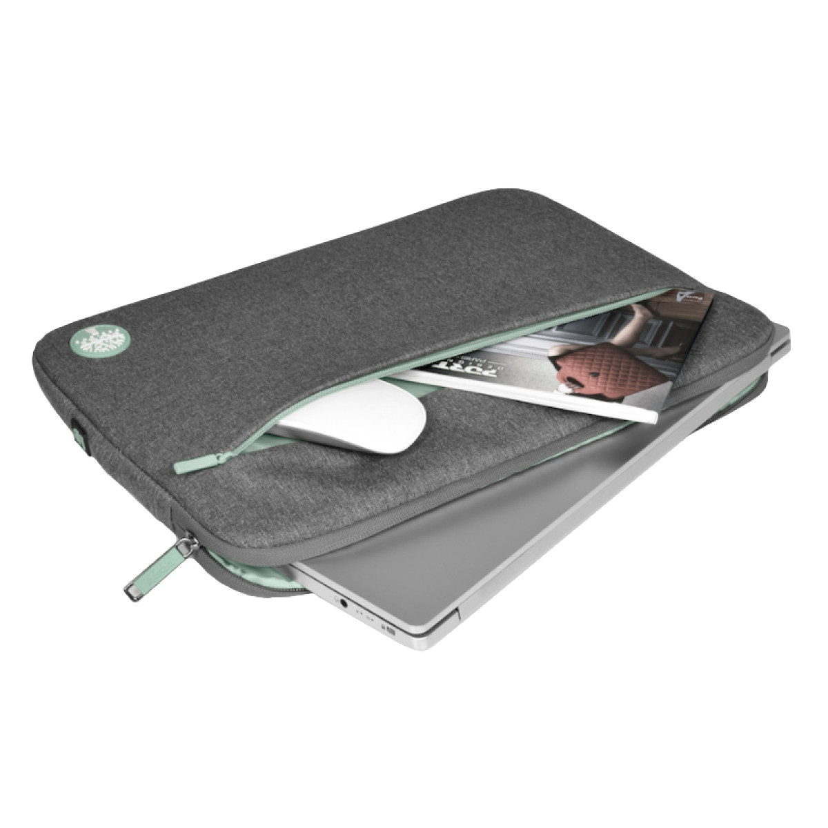 Port Designs YOSEMITE 15.6" Notebook Sleeve - ECO Grey - Image 2